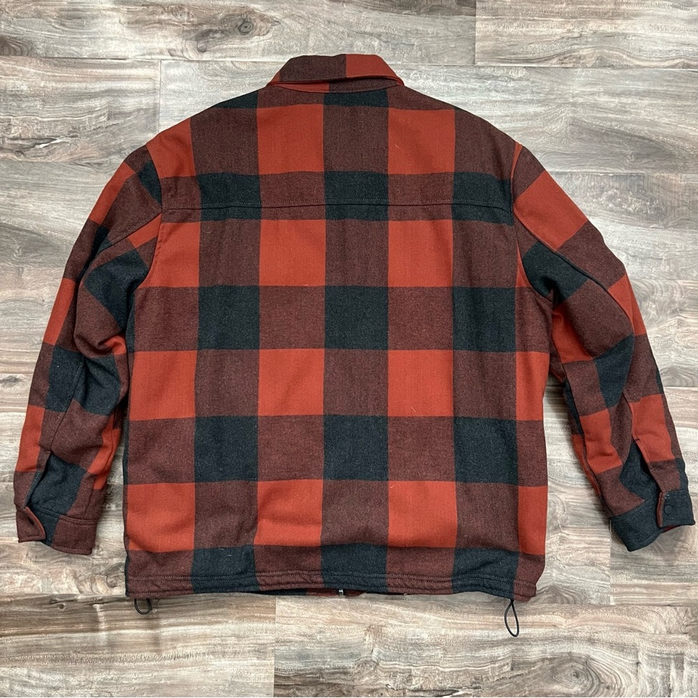 Zara Man Plaid Flannel Zipper Jacket - Picture 4 of 5